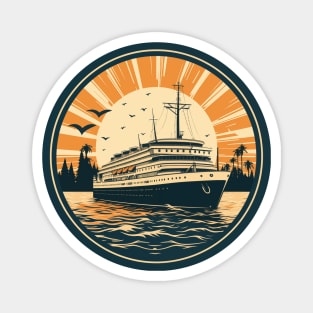 Family Cruise Nautical Nostalgia: Setting Sail for Smiles! Magnet